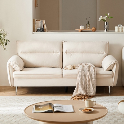 Italian Style Simple Leather Sofa