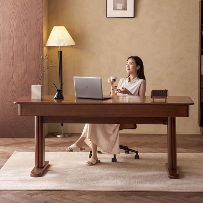 Solid Wood Office Desk